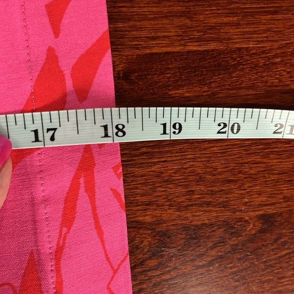 Rafaella Womens Skort L Carmine Rose Stretch Waist Pockets Viscose Blend NWT - Picture 10 of 11